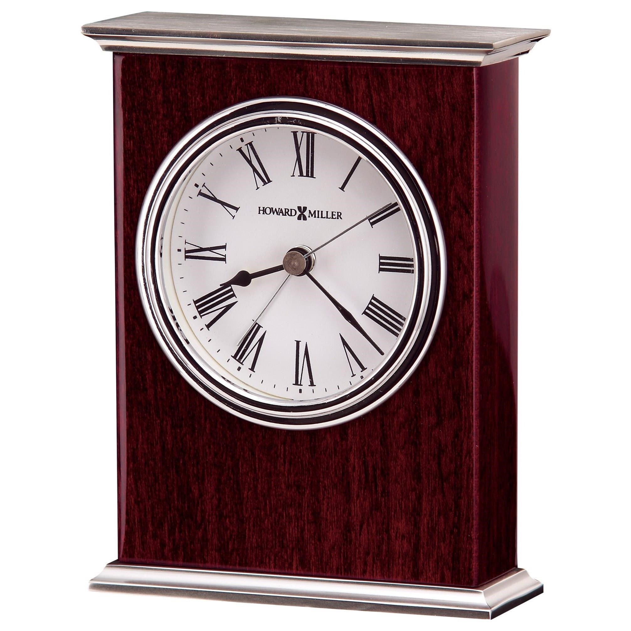 Howard Miller Table & Mantel Clocks 645481 Kentwood Table Alarm Clock